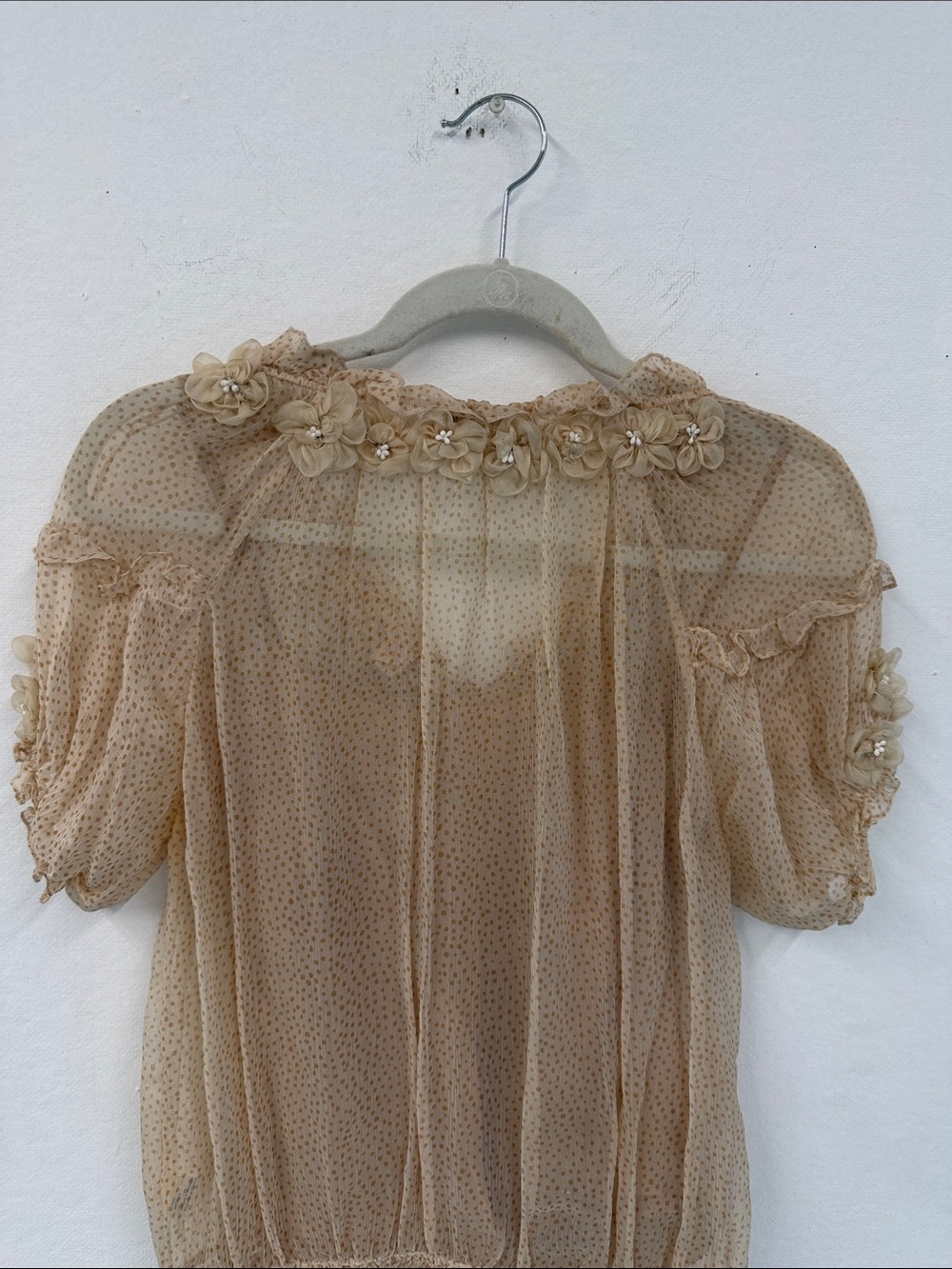 Leifsdottir Sheer Embellished Blouse - Picture 4 of 4
